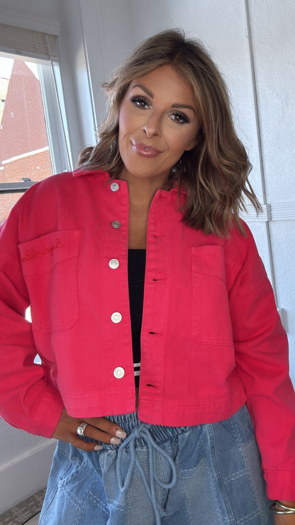 O-Line Jacket, Red