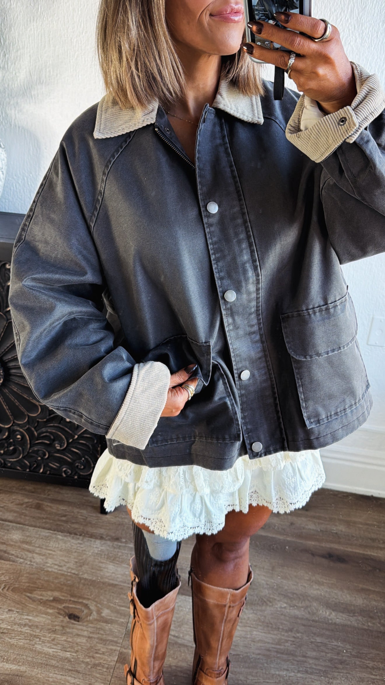 Coal Ridge Utility Jacket, Charcoal