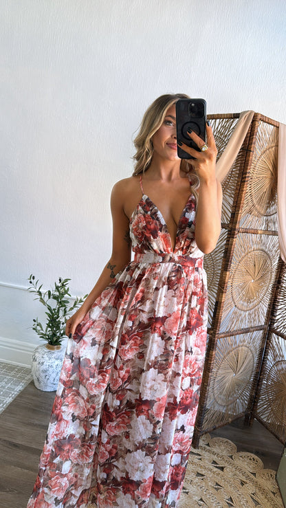 Dark Ember Maxi Dress, Multi