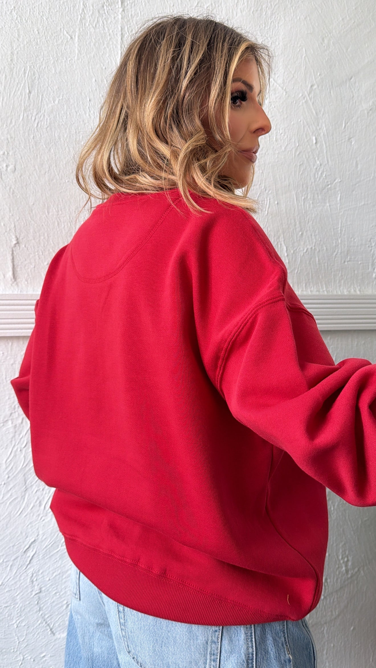 Ohio Crewneck, Red
