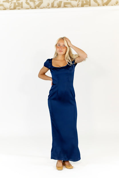 Jay Rose Detail Dress · Navy