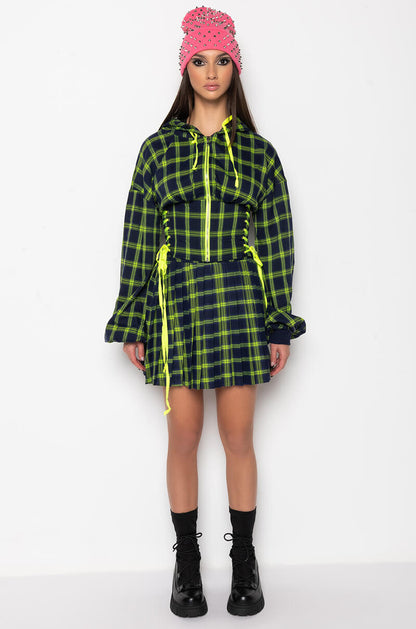 ALL OF THE LIGHTS CORSET BODY HOODIE