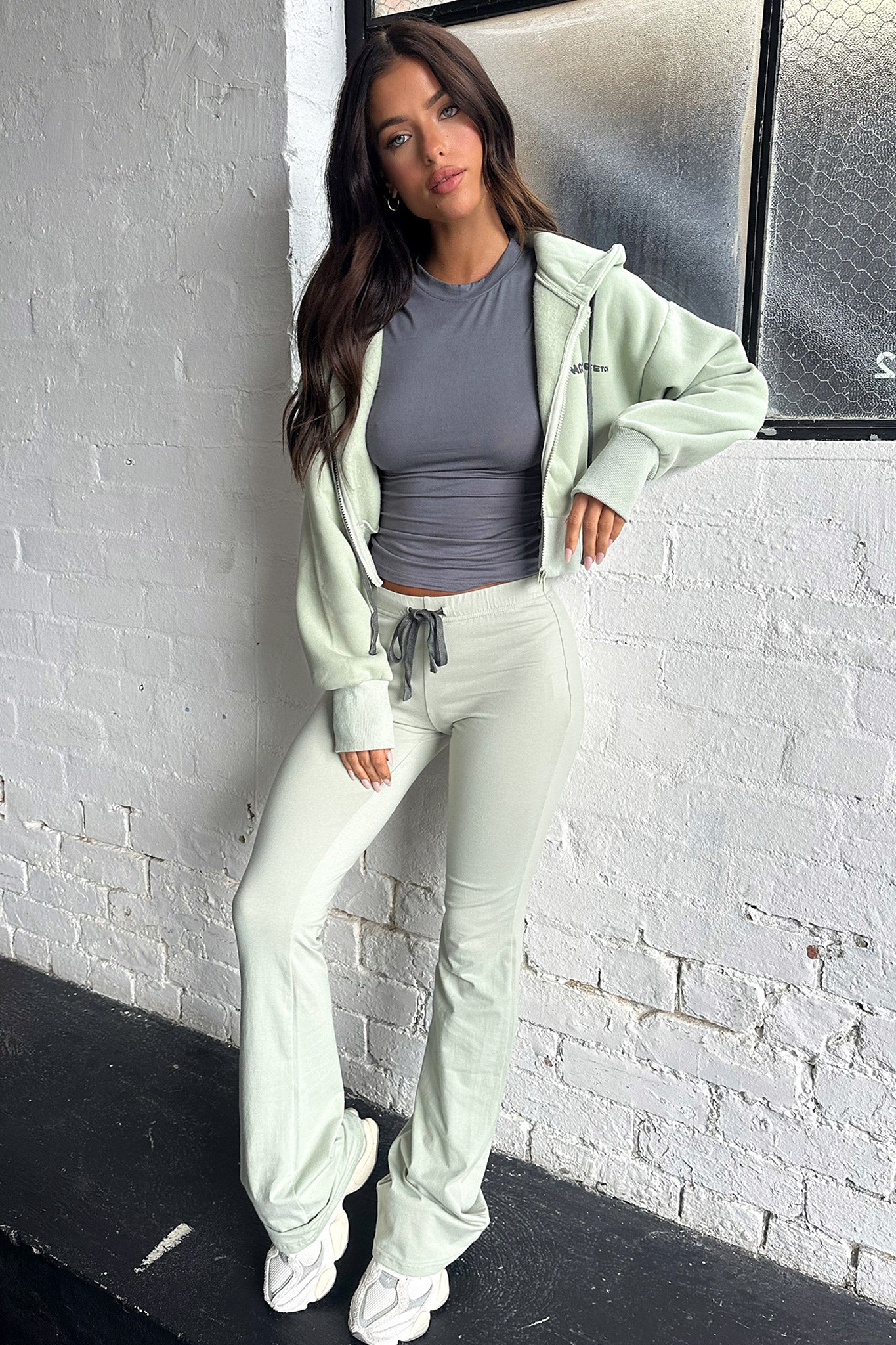Bamba Cropped Jacket - Sage