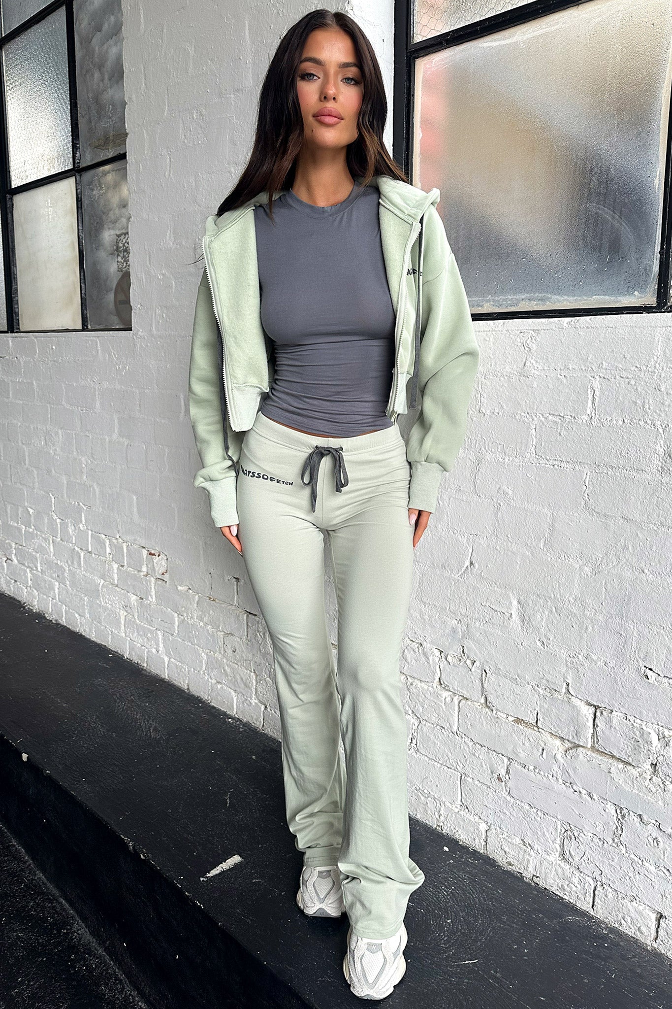 Bamba Cropped Jacket - Sage