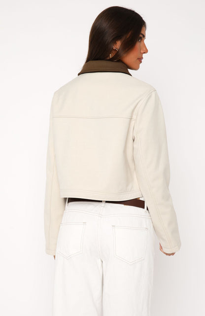 You Told Me Jacket Beige