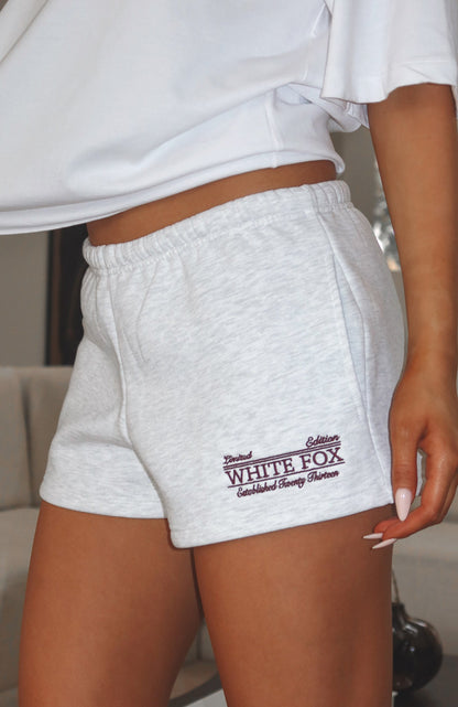 Standing My Ground Lounge Shorts Grey Marle
